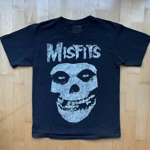 Misfits Distressed Classic Official Fiend Skull Logo T-Shirt